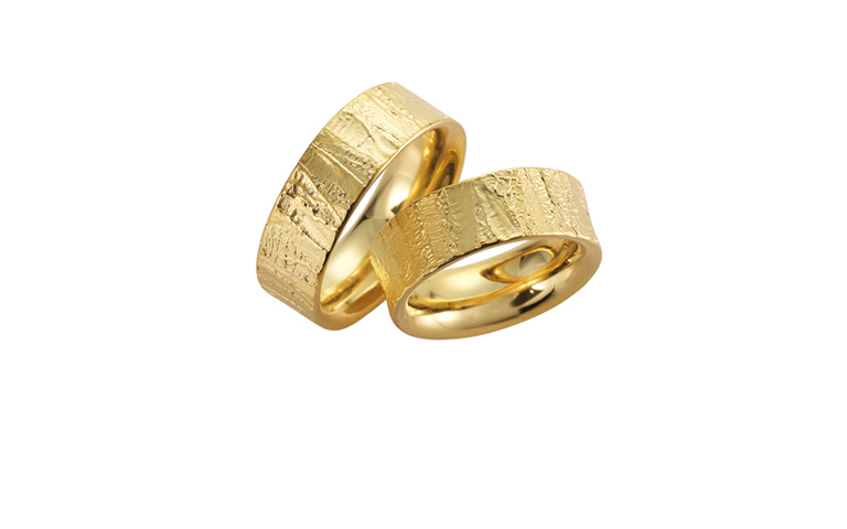 05035+05034-wedding rings, gold 750
